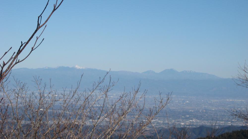 日光男体山と白根山