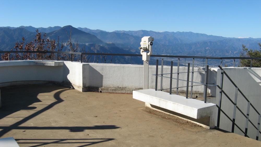 丸山山頂の展望台