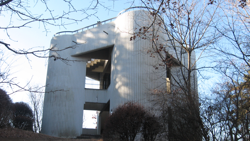 丸山山頂にある展望台